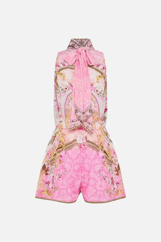 Camilla Playsuits and Jumpsuits Neck Tie Playsuit With Elastic Waist Fresco Fairytale 8211 Womens Camilla Playsuits and Jumpsuits Neck Tie Playsuit With Elastic Waist Fresco Fairytale 8211 Womens