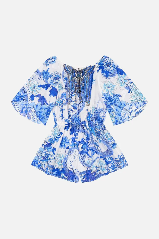 Camilla Sale Kids and Baby Kids 34 Flare Sleeve Playsuit 410 Heart Of A Dragon 8211 Kids
