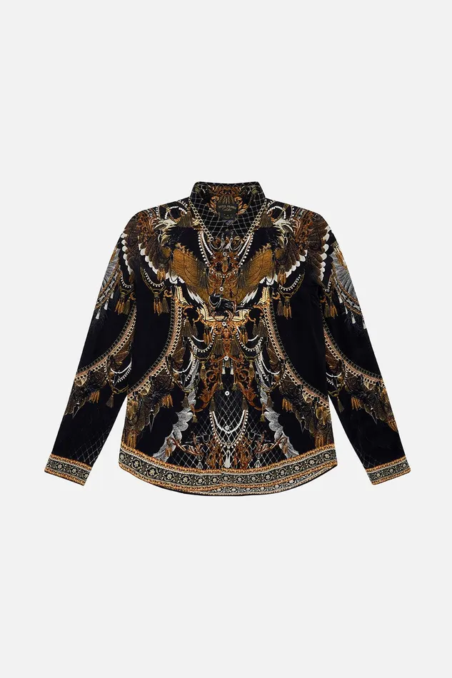 Camilla Sale Mens Collared Long Sleeve Shirt Ravin Raven 8211 Mens Camilla Sale Mens Collared Long Sleeve Shirt Ravin Raven 8211 Mens