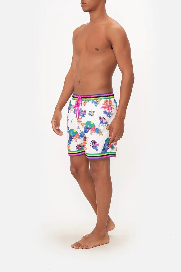 Camilla Sale Mens Elastic Waist Boardshort Flamenco Flamingo 8211 Mens Camilla Sale Mens Elastic Waist Boardshort Flamenco Flamingo 8211 Mens