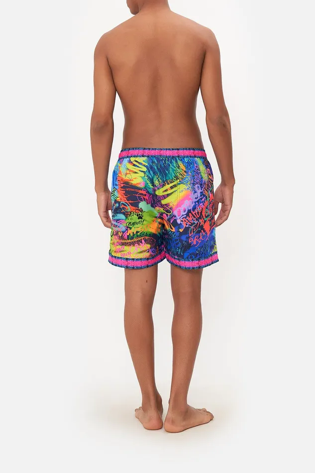Camilla Sale Mens Elastic Waist Boardshort Mother Earths Army 8211 Mens Camilla Sale Mens Elastic Waist Boardshort Mother Earths Army 8211 Mens