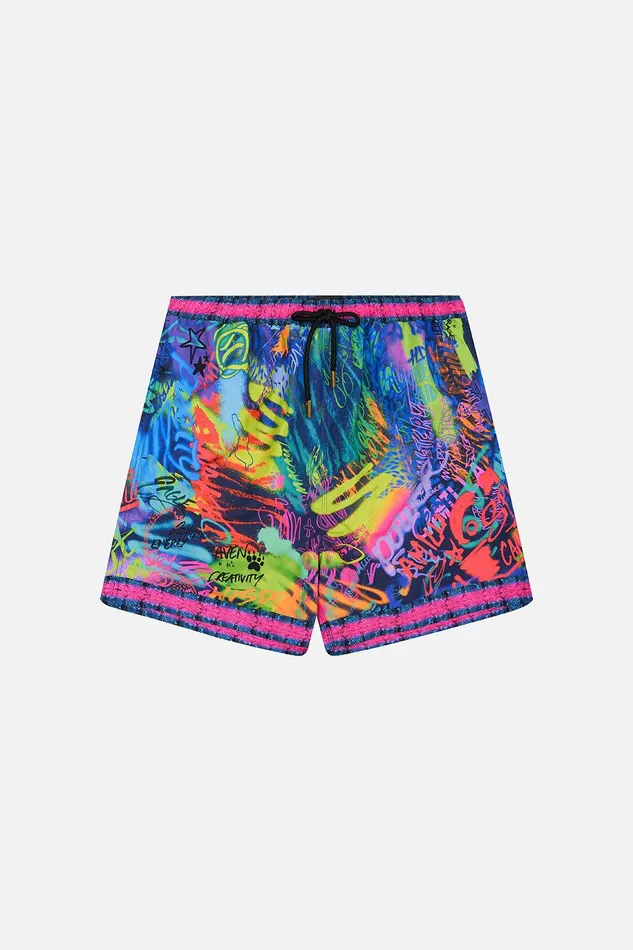 Camilla Sale Mens Elastic Waist Boardshort Mother Earths Army 8211 Mens Camilla Sale Mens Elastic Waist Boardshort Mother Earths Army 8211 Mens