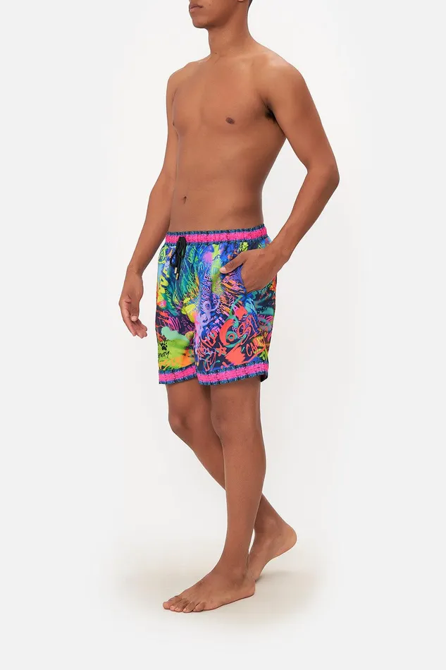 Camilla Sale Mens Elastic Waist Boardshort Mother Earths Army 8211 Mens Camilla Sale Mens Elastic Waist Boardshort Mother Earths Army 8211 Mens