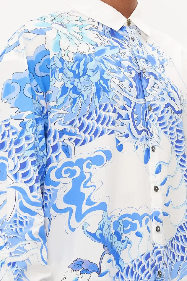 Camilla Sale Mens Long Line Button Up Mantan Heart Of A Dragon 8211 Mens Camilla Sale Mens Long Line Button Up Mantan Heart Of A Dragon 8211 Mens