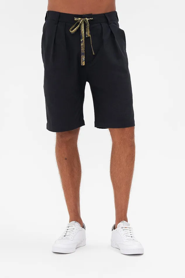 Camilla Sale Mens Pleated Short The Night Is Noir 8211 Mens