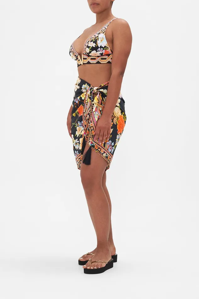 Camilla Sarongs Short Tassel Sarong Secret History 8211 Womens Camilla Sarongs Short Tassel Sarong Secret History 8211 Womens