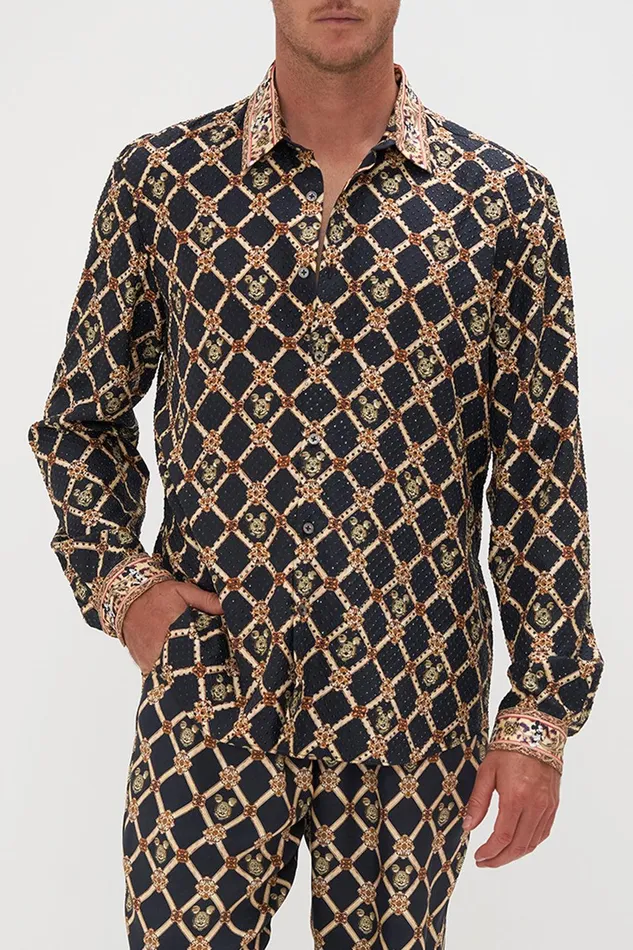 Camilla Shirts Collared Long Sleeve Shirt Maximum Mickey 8211 Mens