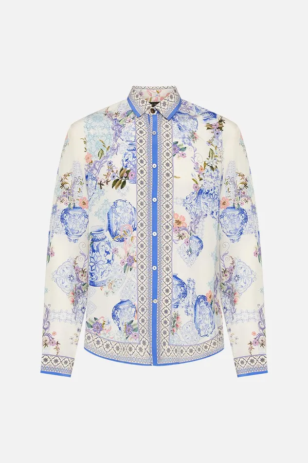 Camilla Shirts Collared Long Sleeve Shirt Paint Me Positano 8211 Mens Camilla Shirts Collared Long Sleeve Shirt Paint Me Positano 8211 Mens