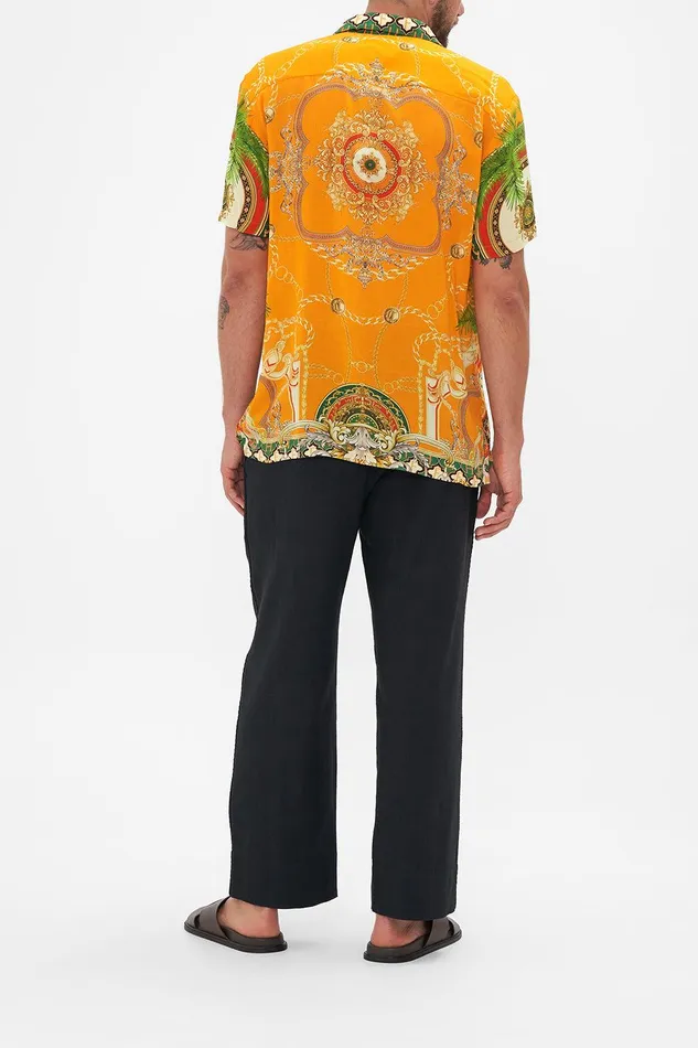 Camilla Shirts Short Sleeve Camp Collared Shirt Dancing With The Bulls 8211 Mens Camilla Shirts Short Sleeve Camp Collared Shirt Dancing With The Bulls 8211 Mens