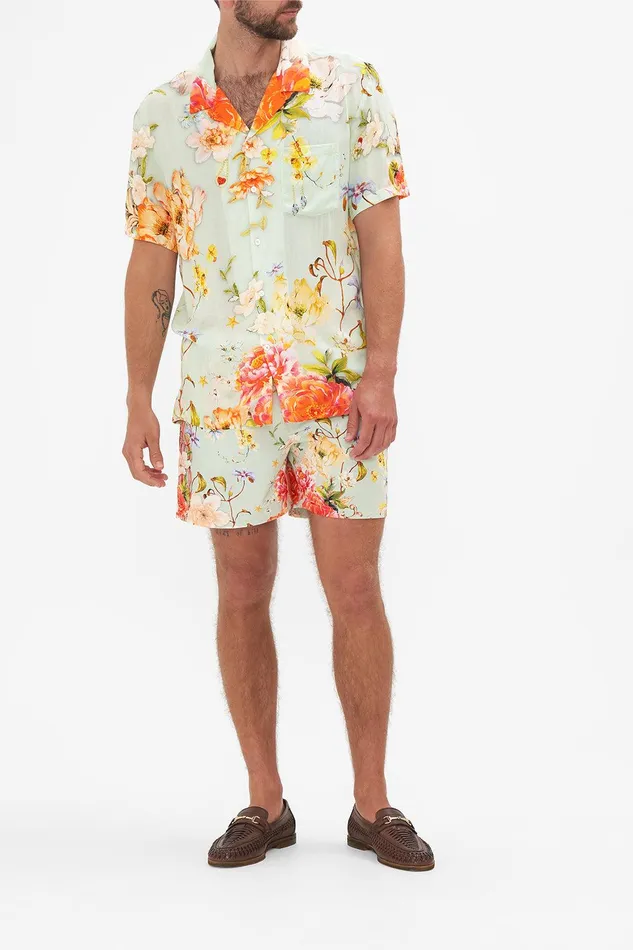 Camilla Shirts Short Sleeve Camp Collared Shirt Talk The Walk 8211 Mens