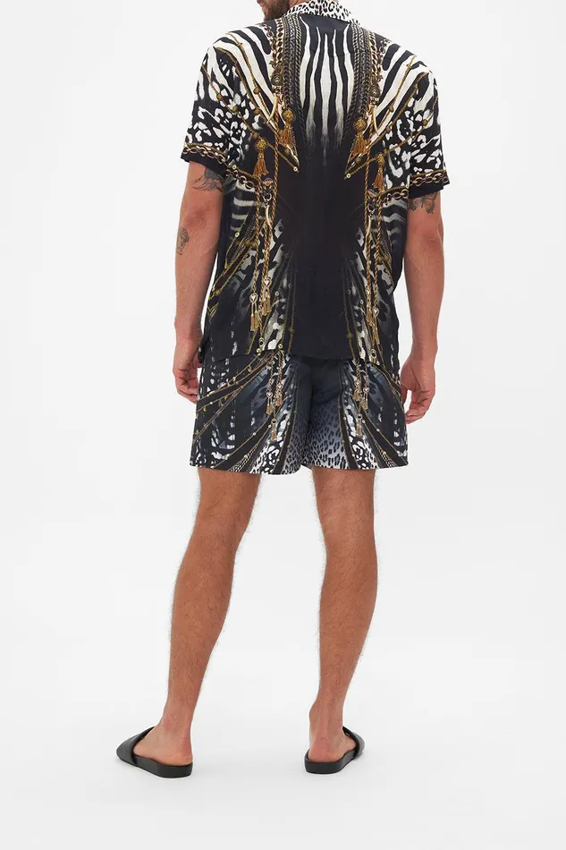 Camilla Shirts Short Sleeve Camp Collared Shirt Untamed Royalty 8211 Mens Camilla Shirts Short Sleeve Camp Collared Shirt Untamed Royalty 8211 Mens