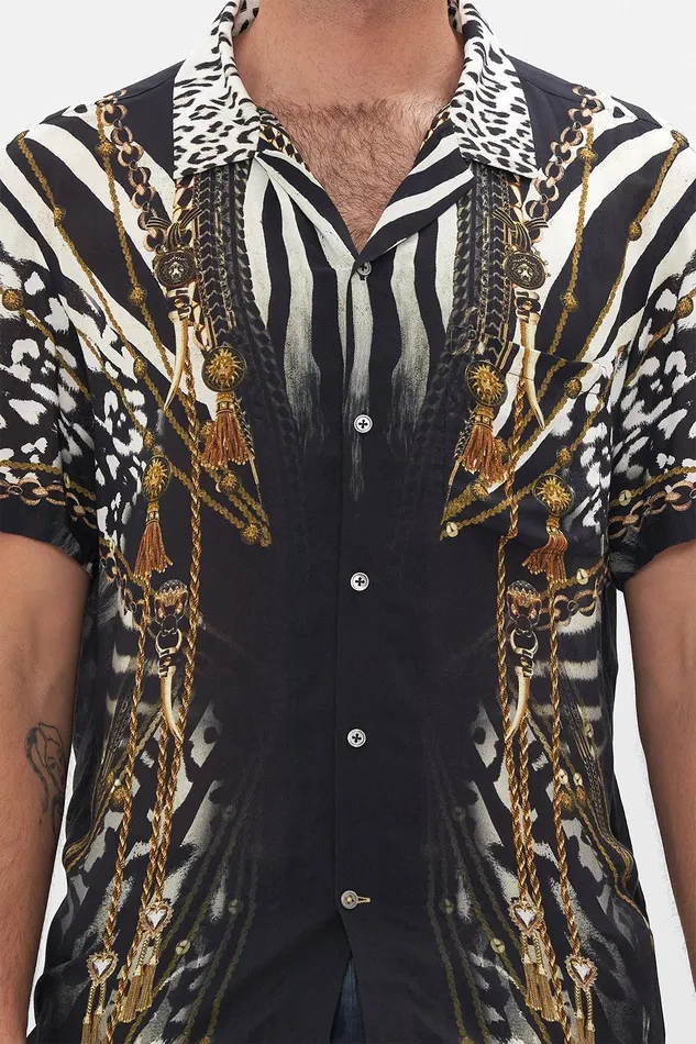 Camilla Shirts Short Sleeve Camp Collared Shirt Untamed Royalty 8211 Mens Camilla Shirts Short Sleeve Camp Collared Shirt Untamed Royalty 8211 Mens