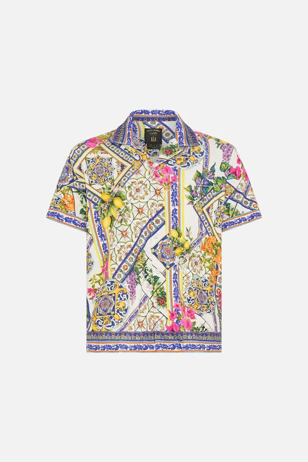 Camilla Shirts Terry Towelling Short Sleeve Button Up Shirt Amalfi Amore 8211 Mens Camilla Shirts Terry Towelling Short Sleeve Button Up Shirt Amalfi Amore 8211 Mens
