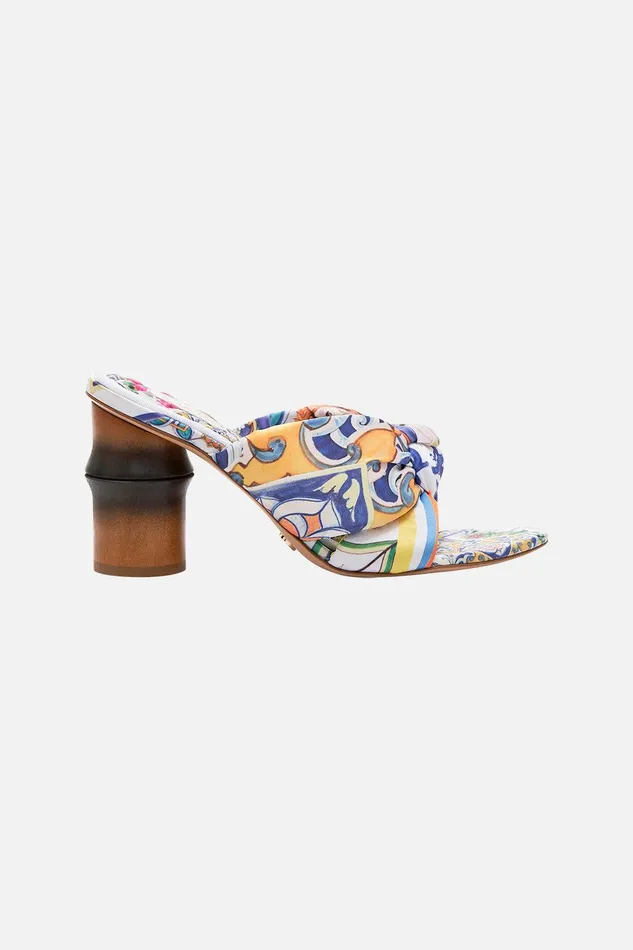 Camilla Shoes Audrey Knotted Mid Heel Amalfi Amore 8211 Accessories