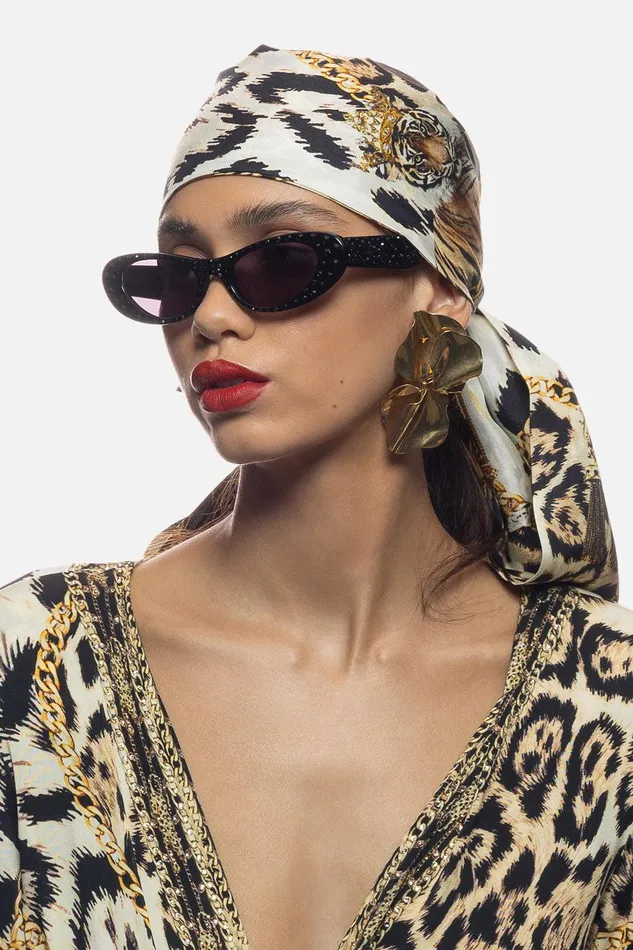 Camilla Sunglasses Champagne and Caviar Sunglasses Black Crystal 8211 Accessories