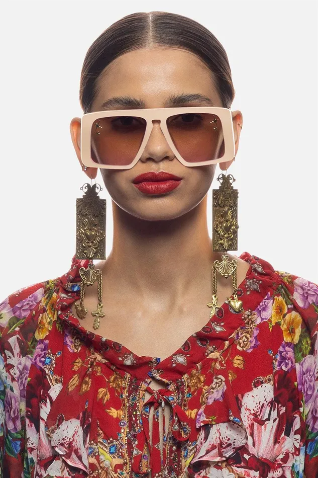 Camilla Sunglasses Fully Booked Sunglasses Ballet Mono Print 8211 Accessories