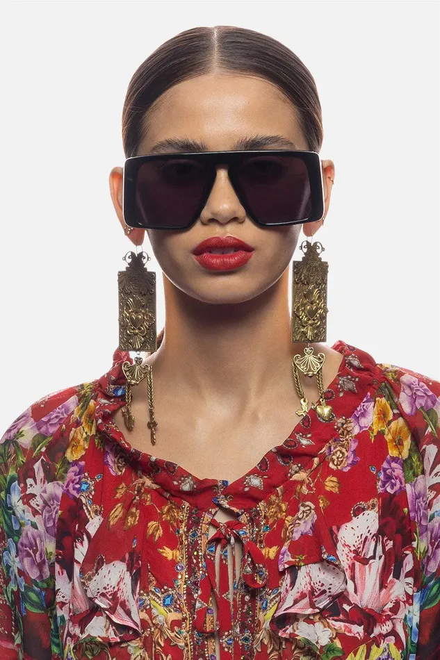 Camilla Sunglasses Fully Bookedsunglasses Solid Black 8211 Accessories