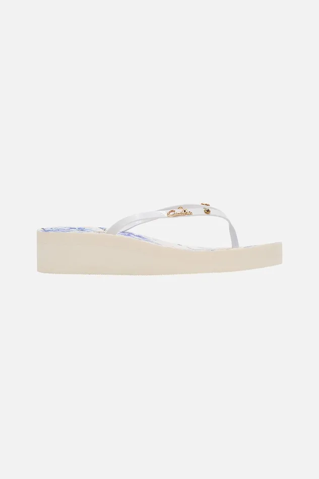 Camilla Swim Accessories Platform Thongs Tuscan Moondance 8211 WomensAccessories Camilla Swim Accessories Platform Thongs Tuscan Moondance 8211 WomensAccessories