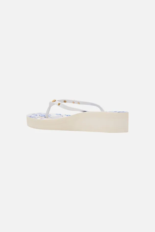 Camilla Swim Accessories Platform Thongs Tuscan Moondance 8211 WomensAccessories Camilla Swim Accessories Platform Thongs Tuscan Moondance 8211 WomensAccessories