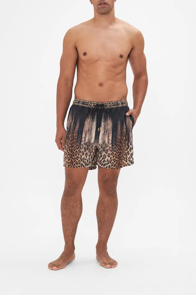 Camilla Swimwear Elastic Waist Boardshort Jungle Dreaming 8211 Mens