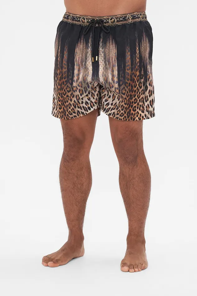 Camilla Swimwear Elastic Waist Boardshort Jungle Dreaming 8211 Mens Camilla Swimwear Elastic Waist Boardshort Jungle Dreaming 8211 Mens