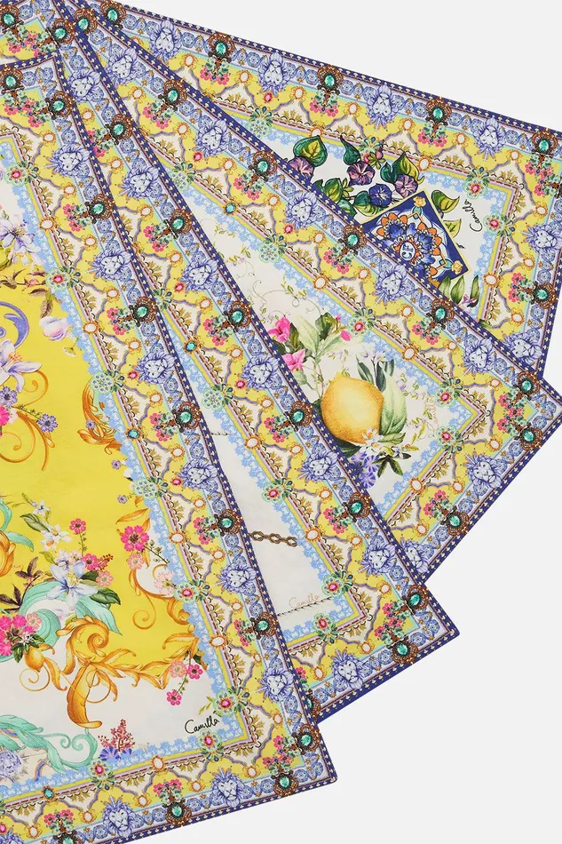 Camilla Tableware Napkins 4 Piece Set Caterina Spritz 8211 Accessories Camilla Tableware Napkins 4 Piece Set Caterina Spritz 8211 Accessories