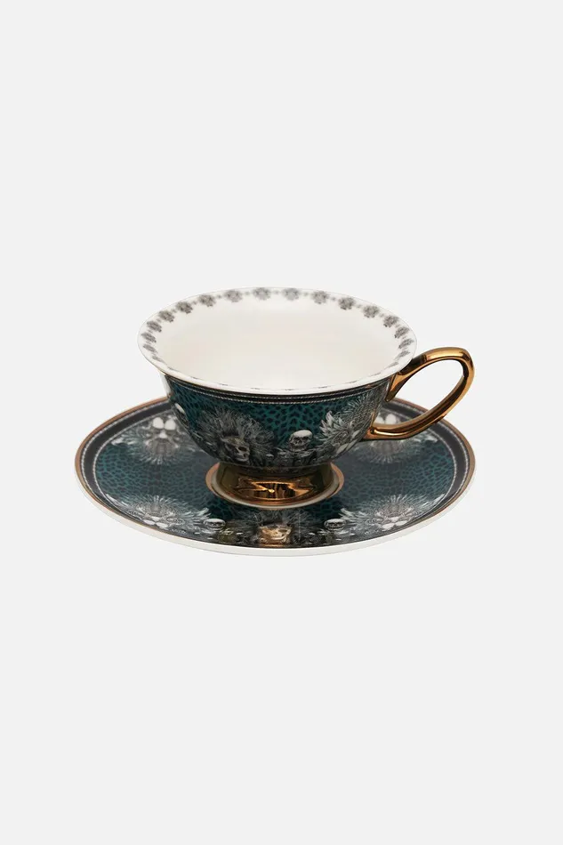 Camilla Tableware Tea Cup And Saucer Set Animal Anarchy 8211 Accessories