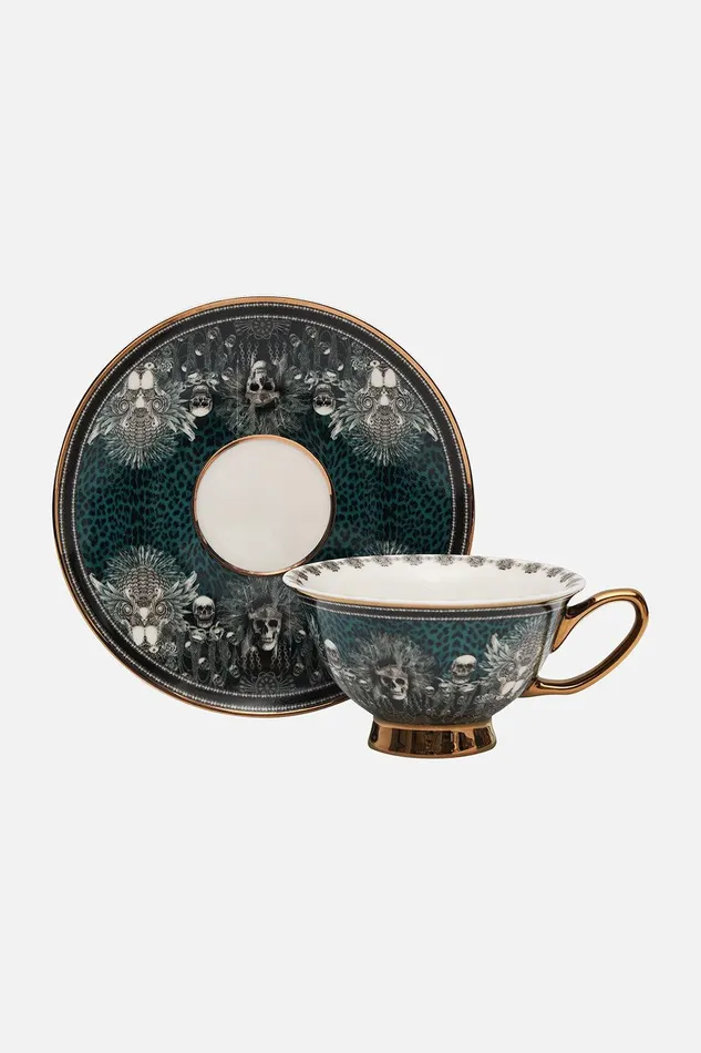 Camilla Tableware Tea Cup And Saucer Set Animal Anarchy 8211 Accessories Camilla Tableware Tea Cup And Saucer Set Animal Anarchy 8211 Accessories