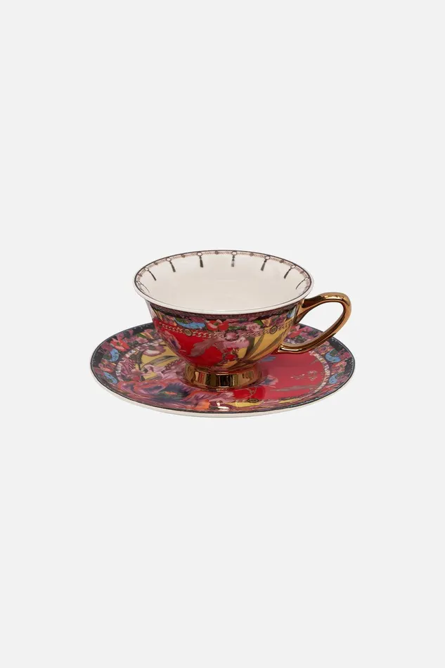 Camilla Tableware Tea Cup And Saucer Set The Beetles 8211 Accessories