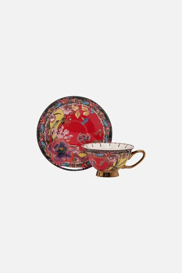 Camilla Tableware Tea Cup And Saucer Set The Beetles 8211 Accessories