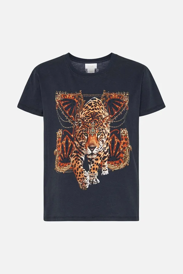 Camilla Tees Easy Tee 8211 Black Jungle Dreaming 8211 Womens Camilla Tees Easy Tee 8211 Black Jungle Dreaming 8211 Womens