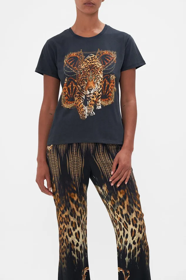 Camilla Tees Easy Tee 8211 Black Jungle Dreaming 8211 Womens Camilla Tees Easy Tee 8211 Black Jungle Dreaming 8211 Womens