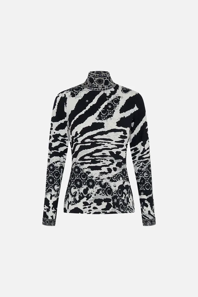 Camilla Tees Jersey Turtleneck Feline Fantasy 8211 Womens Camilla Tees Jersey Turtleneck Feline Fantasy 8211 Womens