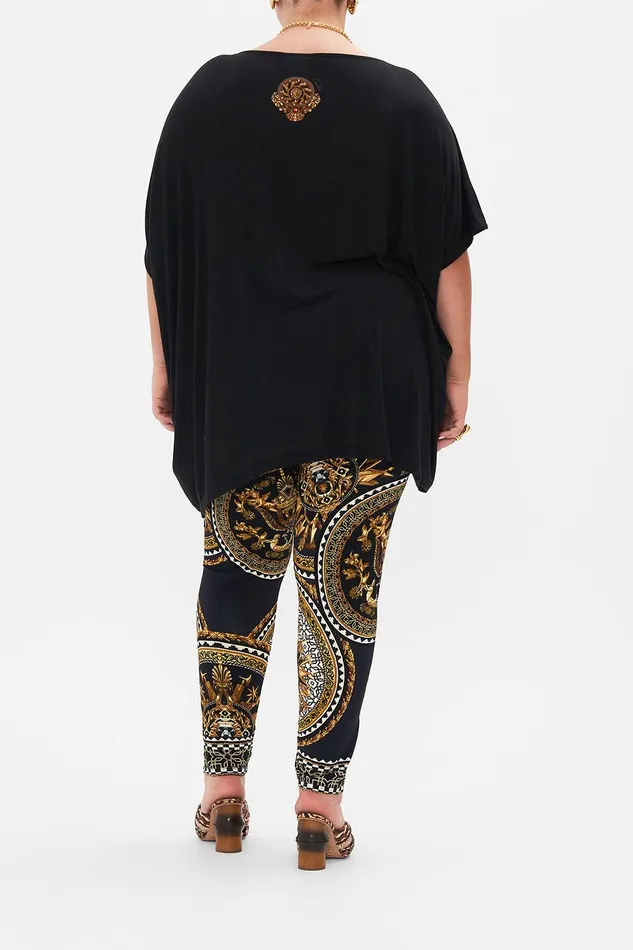 Camilla Tees Loose Fit Round Neck Tee 8211 Black Feeling Fresco 8211 Womens Camilla Tees Loose Fit Round Neck Tee 8211 Black Feeling Fresco 8211 Womens