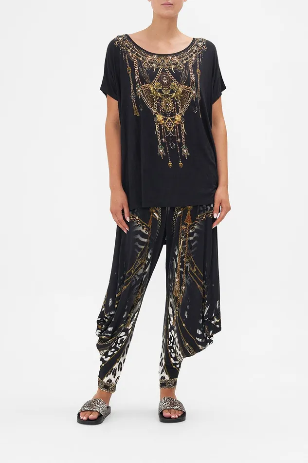 Camilla Tees Loose Fit Tee 8211 Black Untamed Royalty 8211 Womens