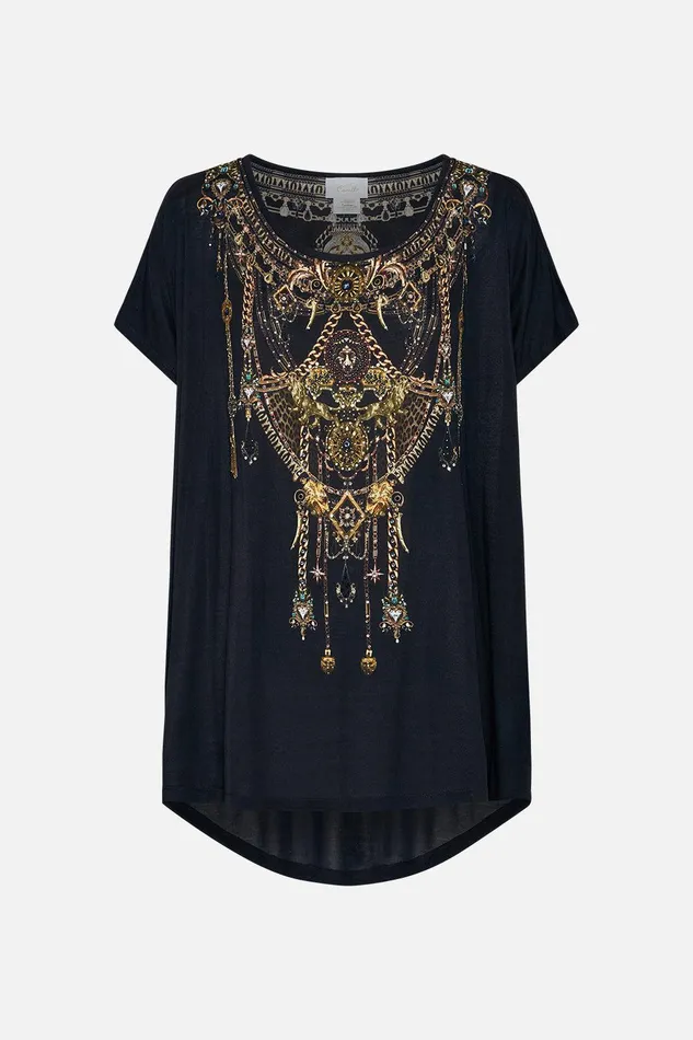 Camilla Tees Loose Fit Tee 8211 Black Untamed Royalty 8211 Womens Camilla Tees Loose Fit Tee 8211 Black Untamed Royalty 8211 Womens
