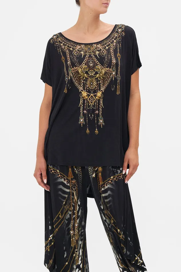 Camilla Tees Loose Fit Tee 8211 Black Untamed Royalty 8211 Womens Camilla Tees Loose Fit Tee 8211 Black Untamed Royalty 8211 Womens