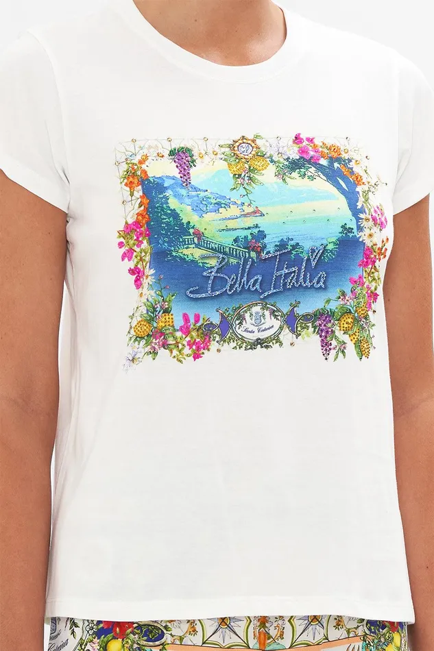 Camilla Tees Organic Cotton Slim Fit Tee Amalfi Amore 8211 Womens Camilla Tees Organic Cotton Slim Fit Tee Amalfi Amore 8211 Womens