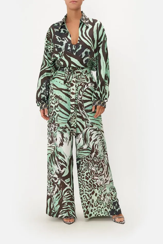 Camilla Wide Leg Pants Paperbag Waist Wide Leg Pant Leopard Lore 8211 Womens Camilla Wide Leg Pants Paperbag Waist Wide Leg Pant Leopard Lore 8211 Womens
