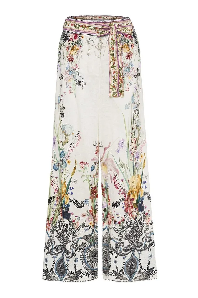 Camilla Wide Leg Pants Paperbag Waist Wide Leg Pant True Romance 8211 Womens
