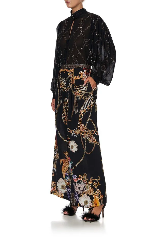 Camilla Wide Leg Pants Tuck Front Pant A Night In The 90s 8211 Womens