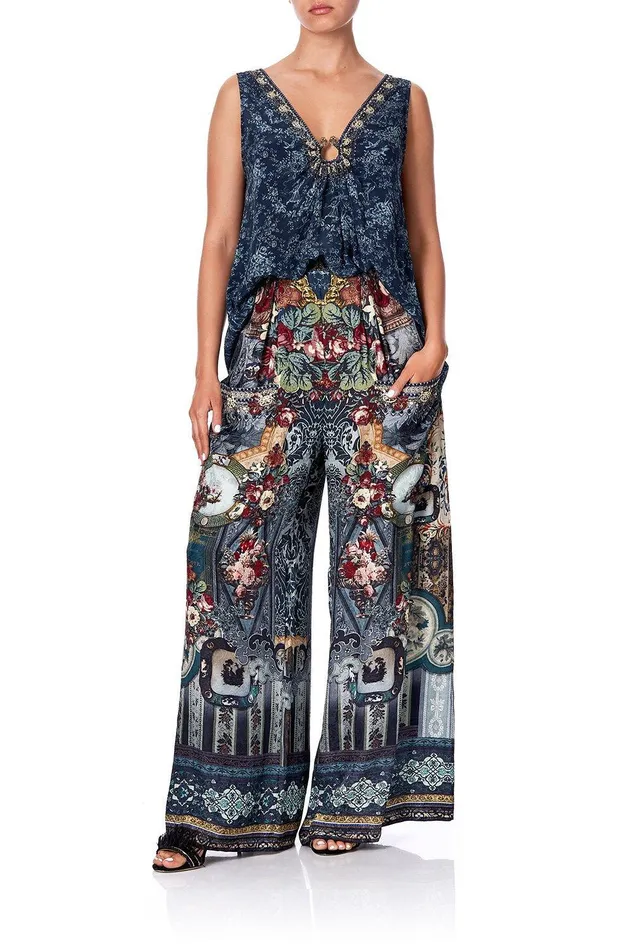 Camilla Wide Leg Pants Wide Leg Trouser With Front Pockets Hotel Boheme 8211 Womens Camilla Wide Leg Pants Wide Leg Trouser With Front Pockets Hotel Boheme 8211 Womens