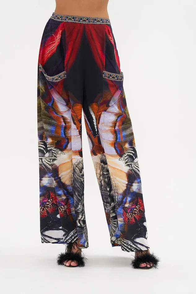 Camilla Wide Leg Pants Wide Leg Trouser With Front Pockets Wings Of Mariposa 8211 Womens Camilla Wide Leg Pants Wide Leg Trouser With Front Pockets Wings Of Mariposa 8211 Womens
