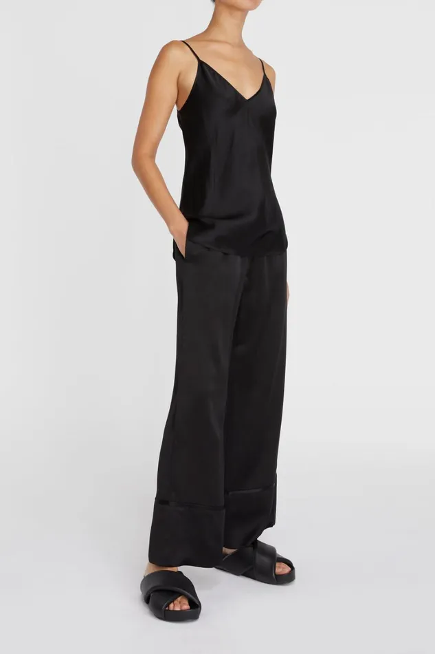 Camis And Slips Women Lee Mathews Stella Silk Satin Cami