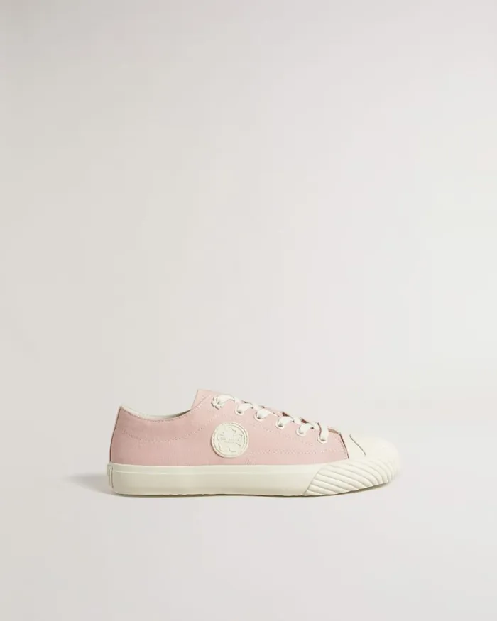 Canvas Low Top Trainers Dusky Pink Women Ted Baker Sneakers Canvas Low Top Trainers Dusky Pink Women Ted Baker Sneakers