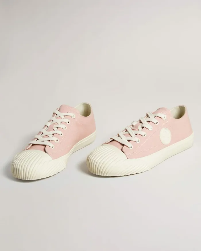 Canvas Low Top Trainers Dusky Pink Women Ted Baker Sneakers Canvas Low Top Trainers Dusky Pink Women Ted Baker Sneakers