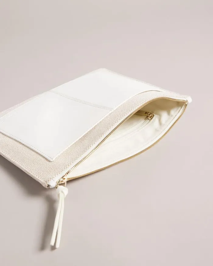 Canvas Pouch Ecru Women Ted Baker Bags