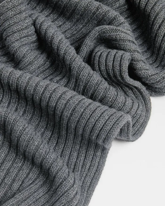 Cardigan Stitch Scarf Gray Men Ted Baker Scarves