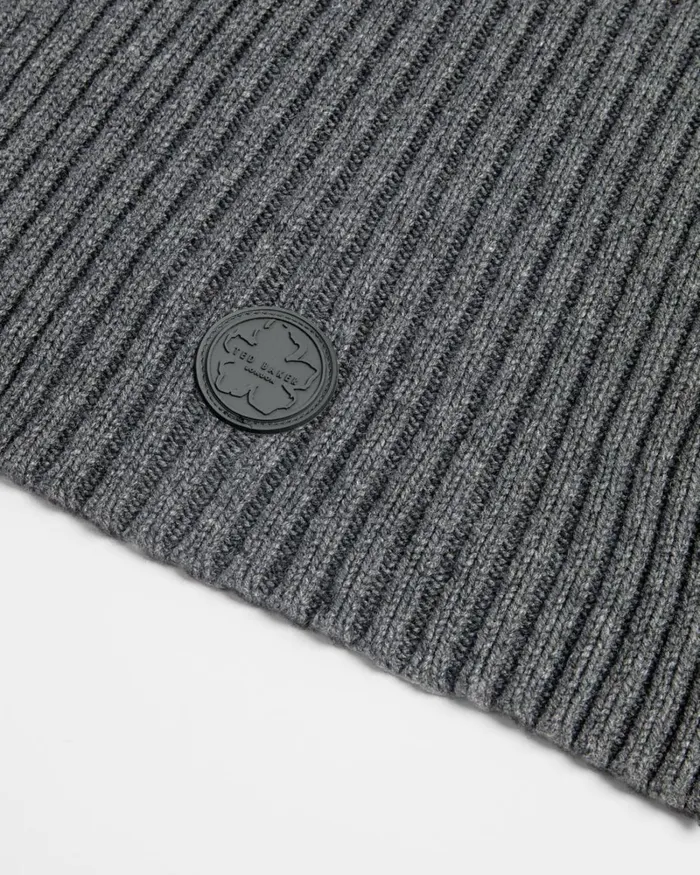 Cardigan Stitch Scarf Gray Men Ted Baker Scarves Cardigan Stitch Scarf Gray Men Ted Baker Scarves