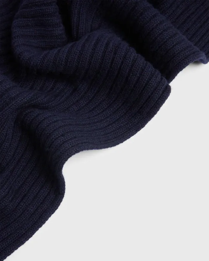 Cardigan Stitch Scarf Navy Men Ted Baker Scarves